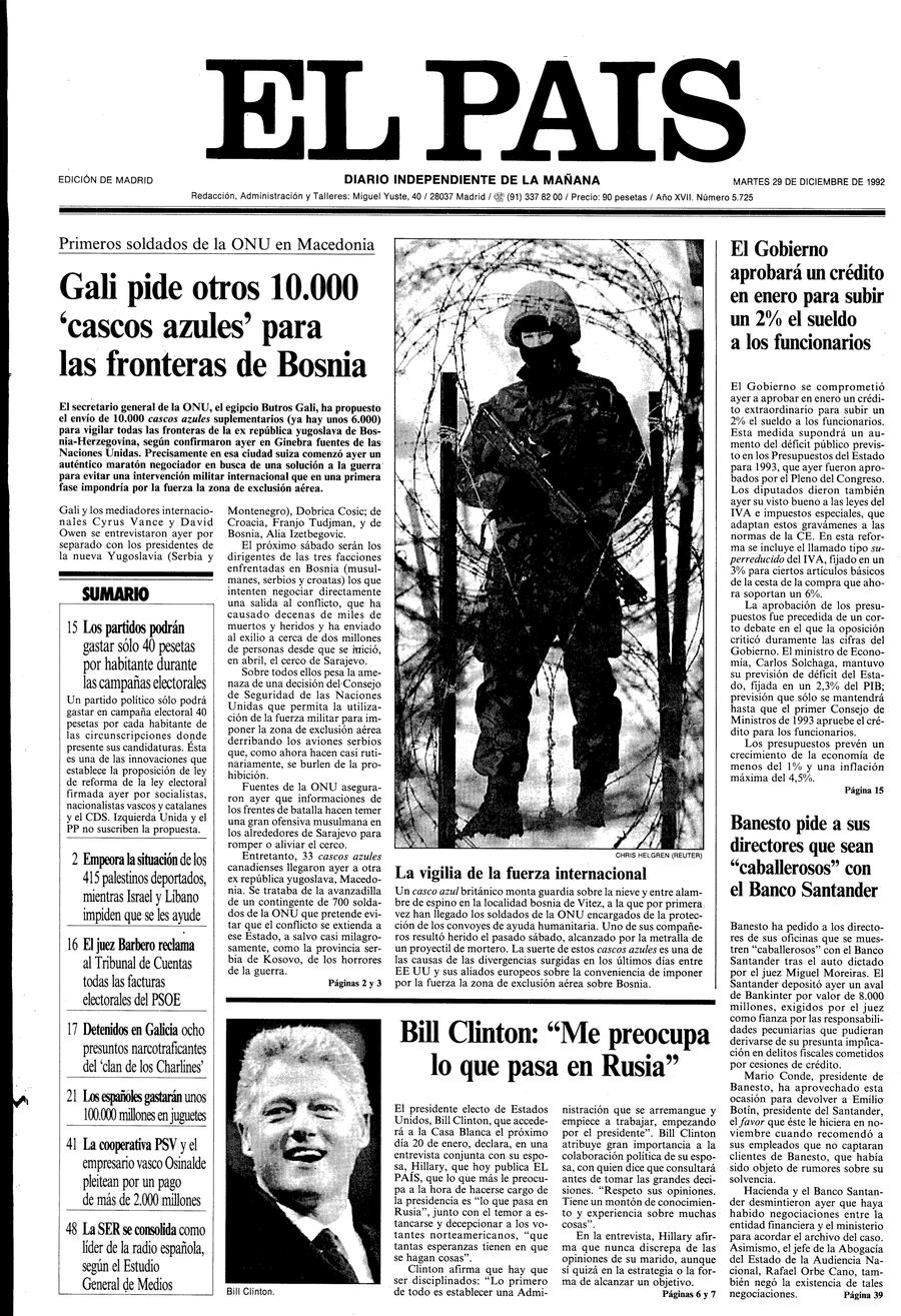 29 de Diciembre de 1992
