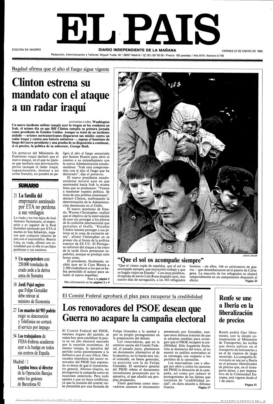 22 enero 1993