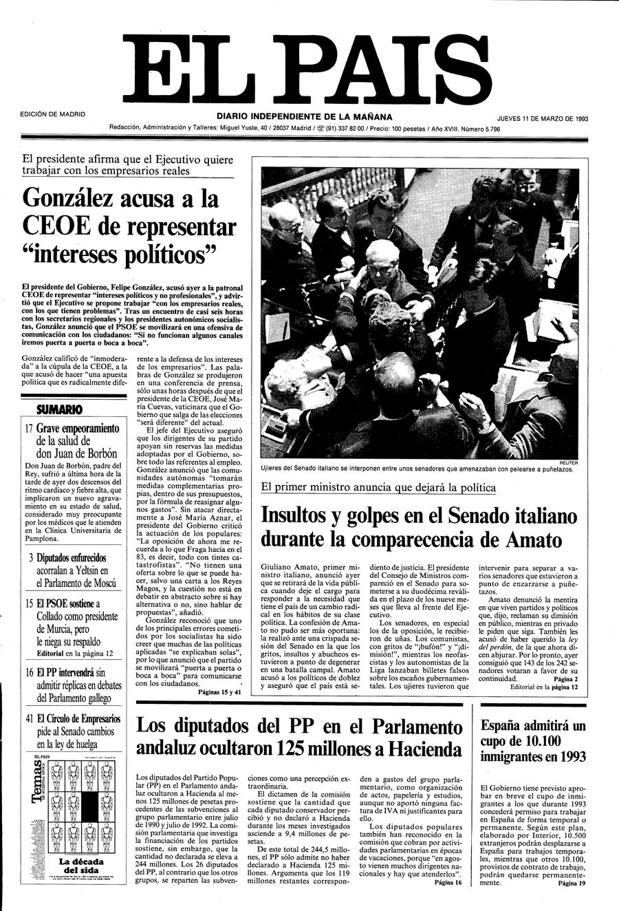 11 de Marzo de 1993