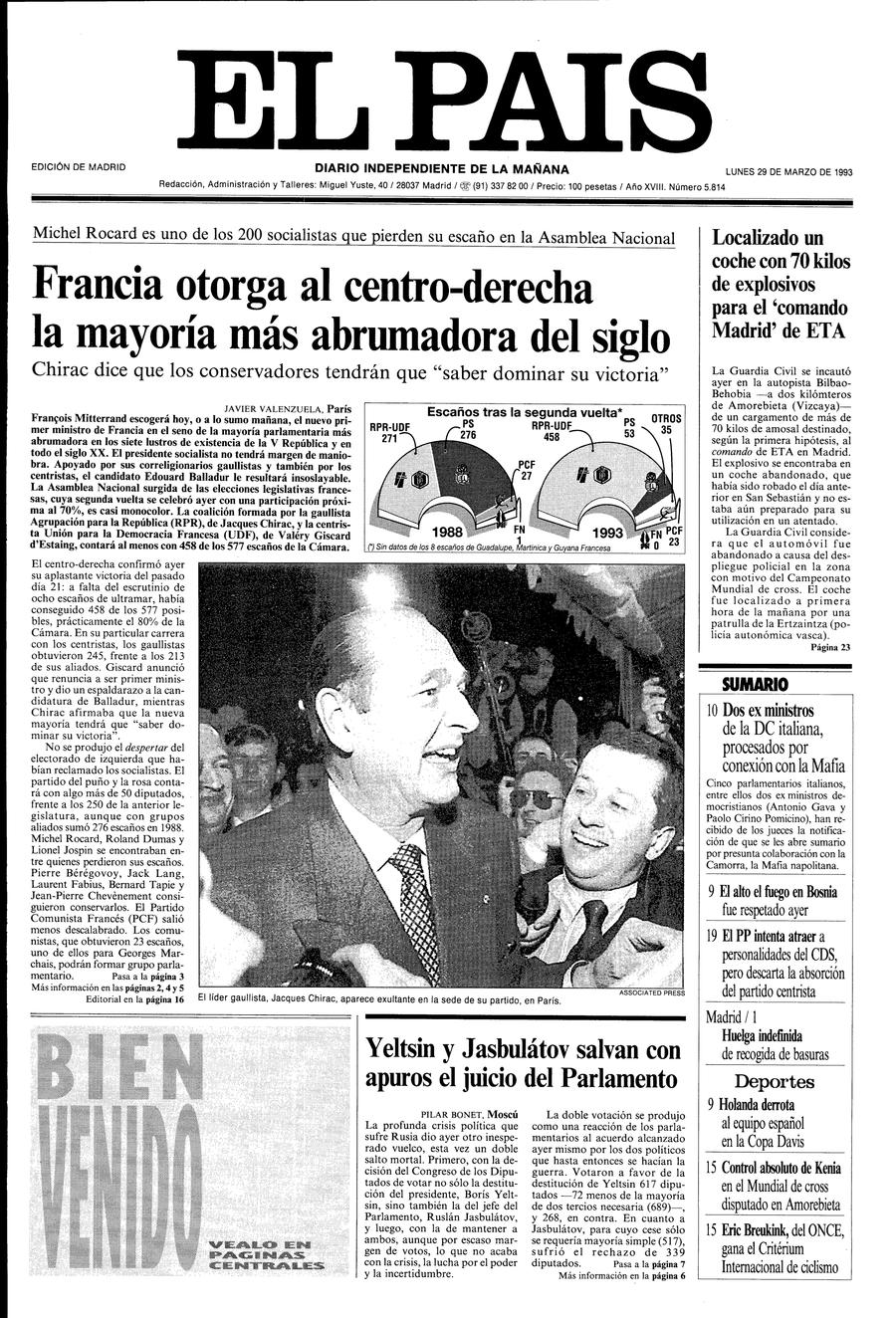 29 de Marzo de 1993