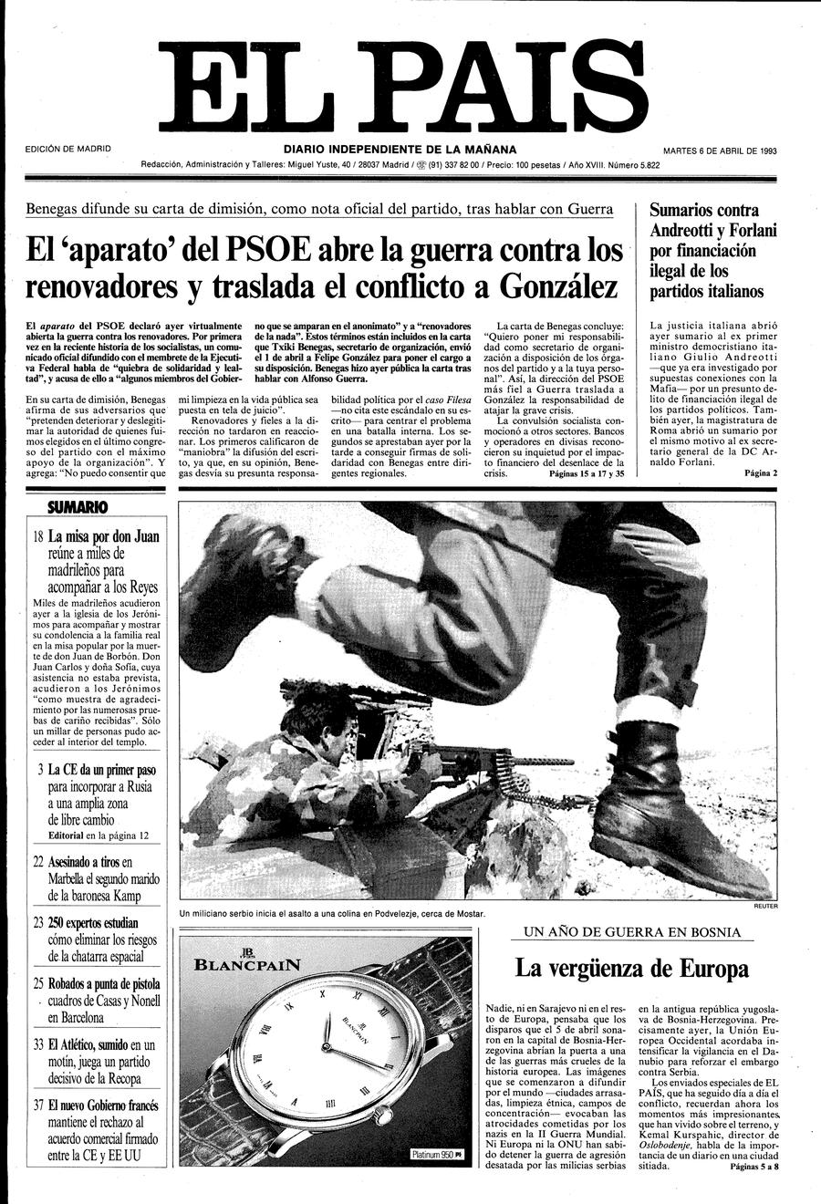 6 de Abril de 1993