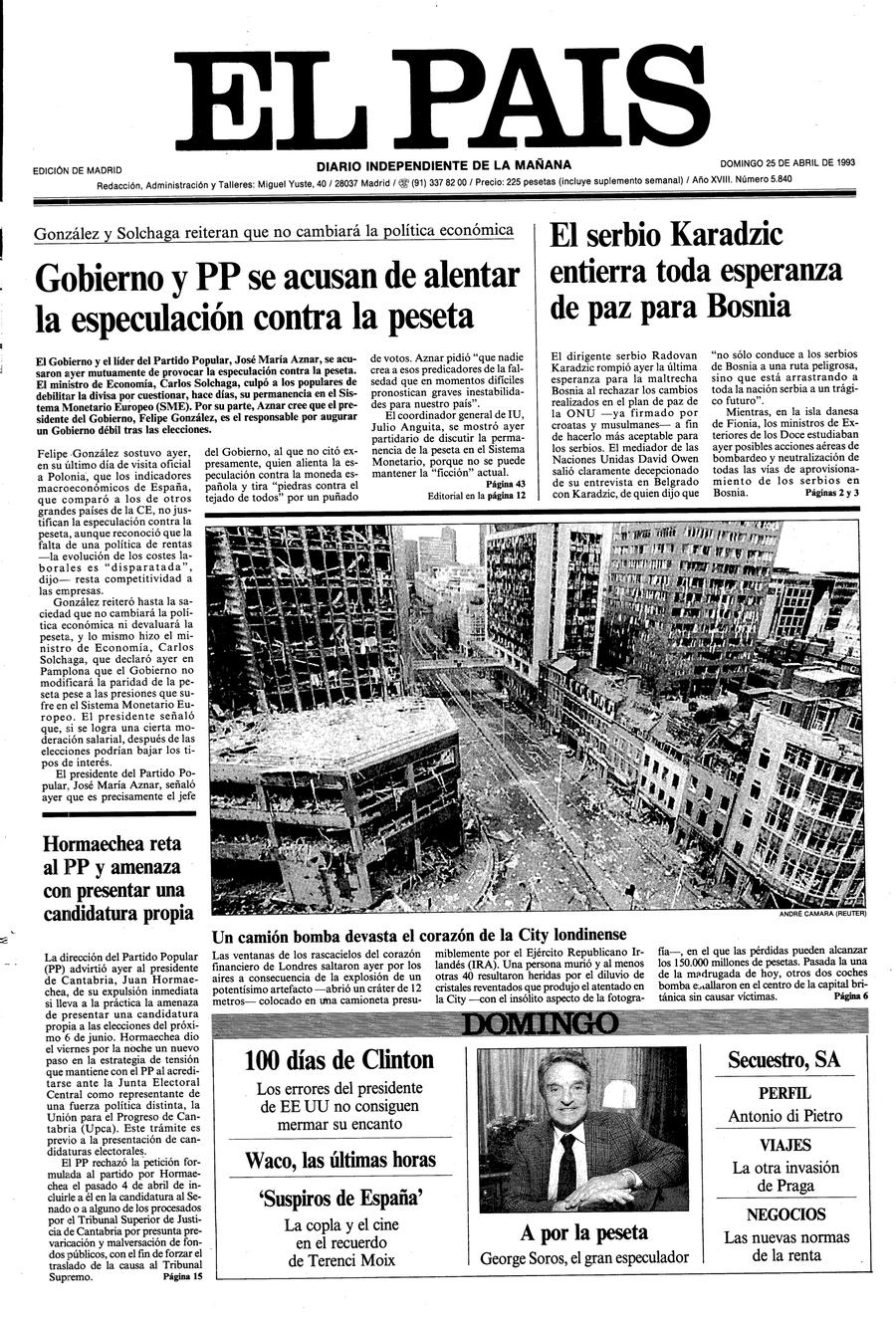 25 de Abril de 1993