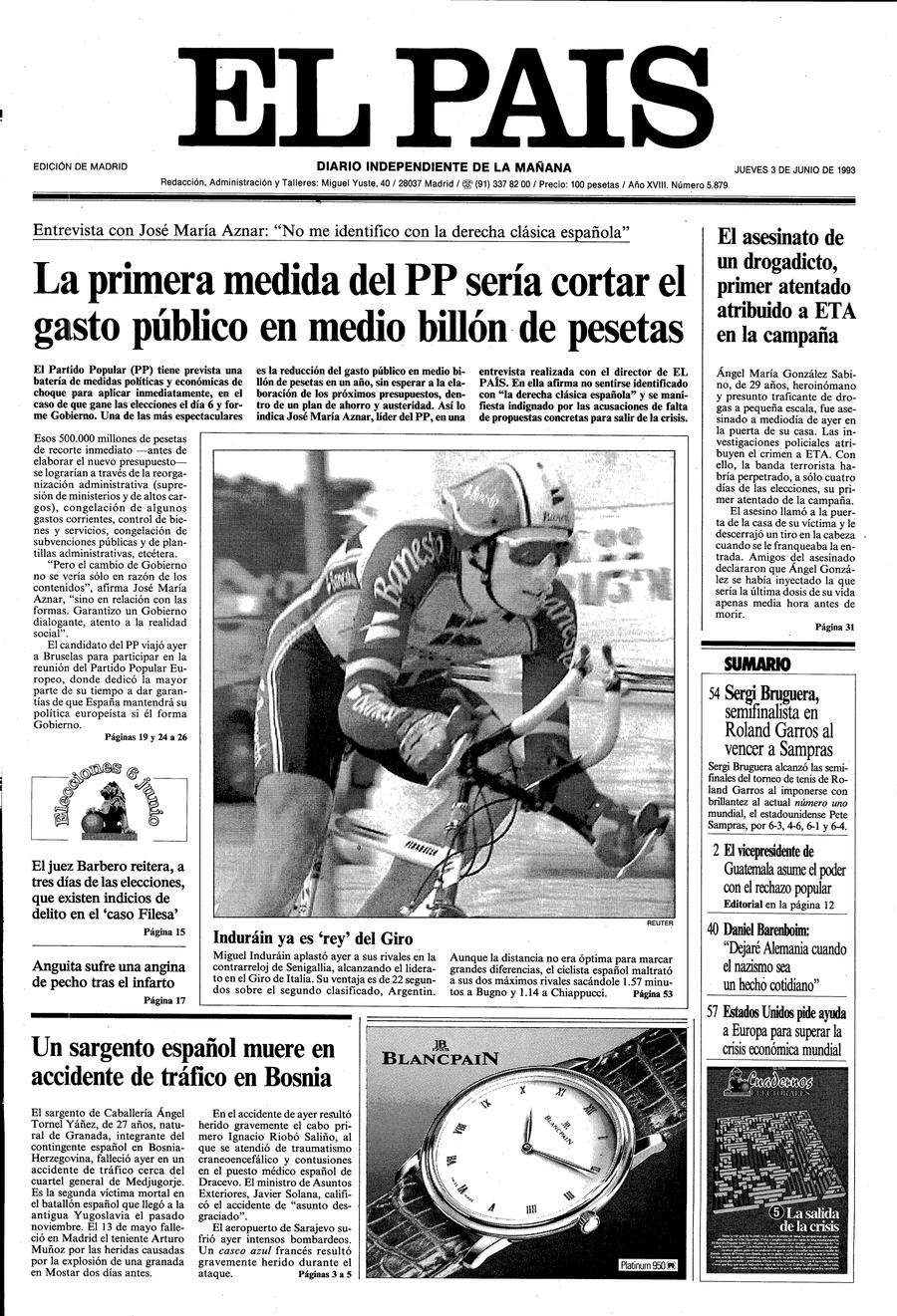 3 de Junio de 1993