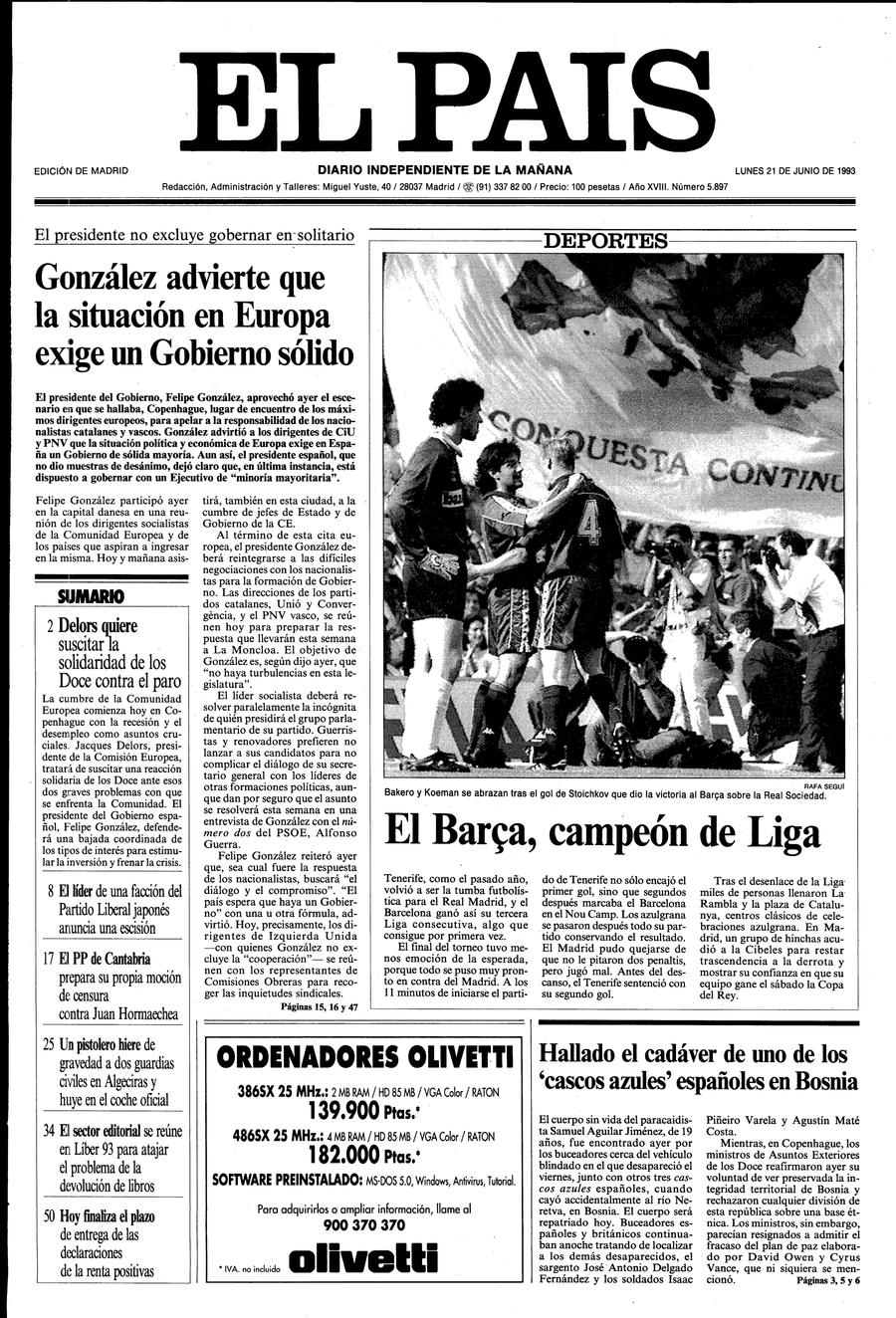21 de Junio de 1993