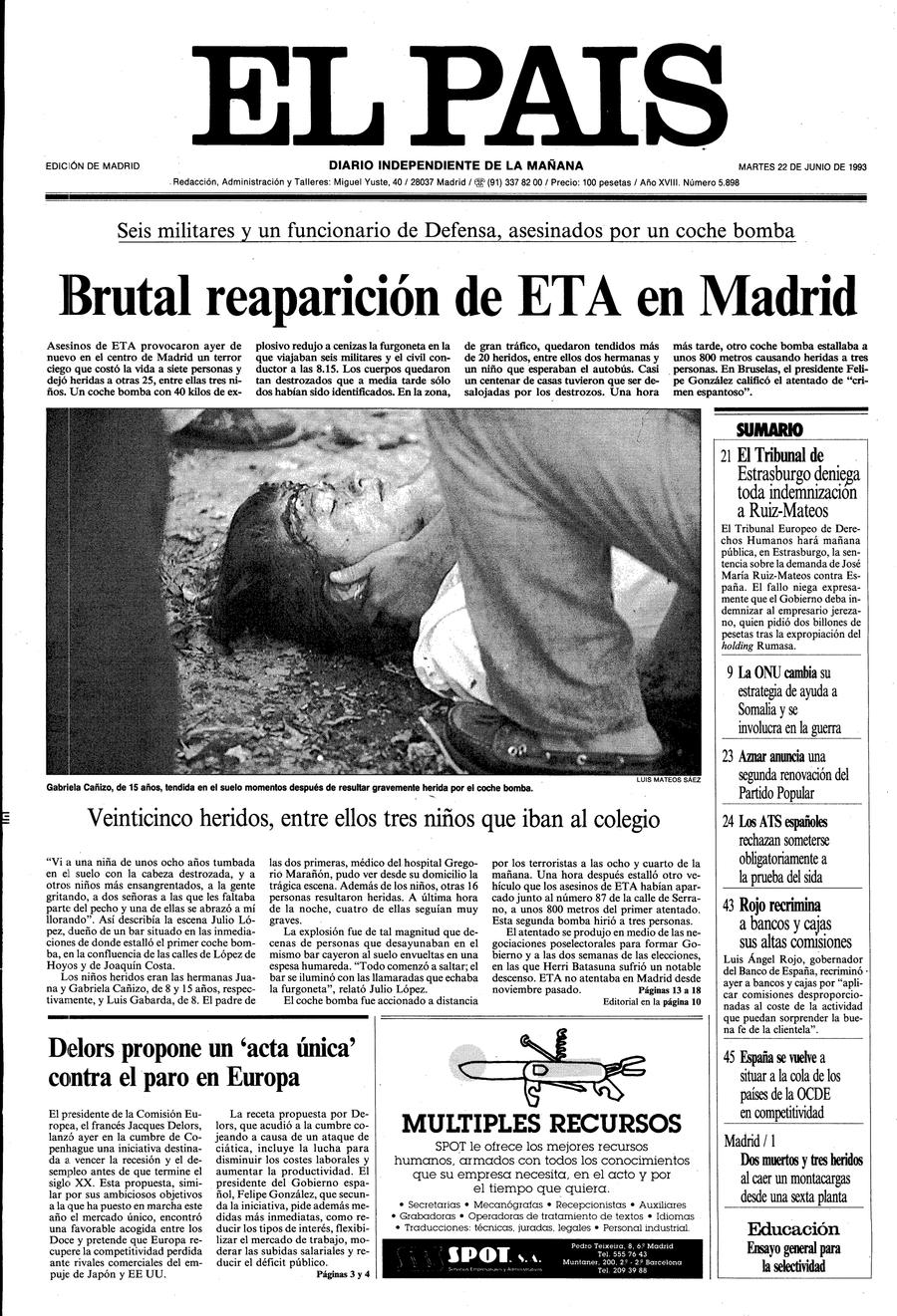 22 de Junio de 1993