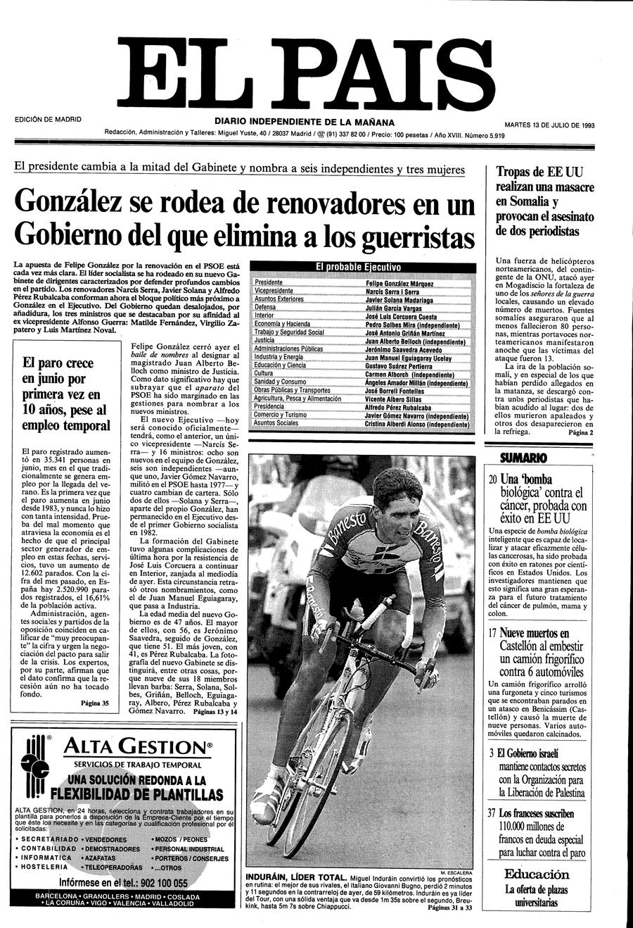 13 de Julio de 1993