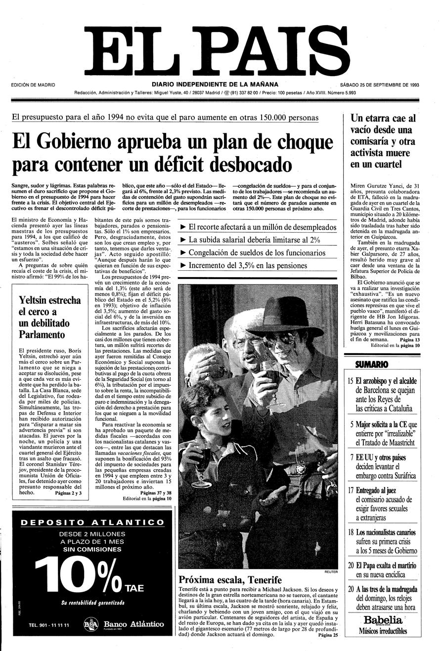 25 de Septiembre de 1993