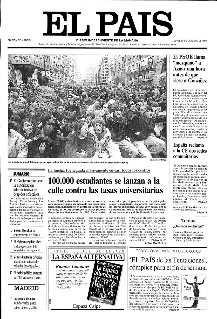 28 de Octubre de 1993