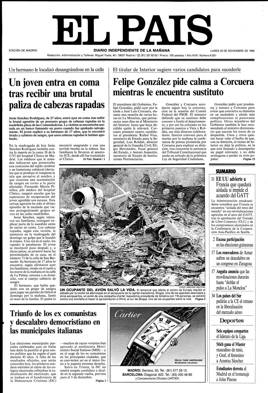 22 de Noviembre de 1993