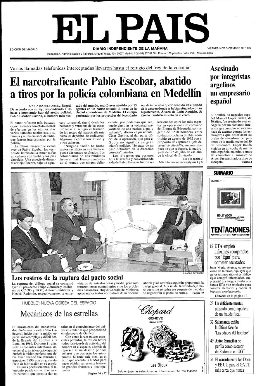 3 de Diciembre de 1993