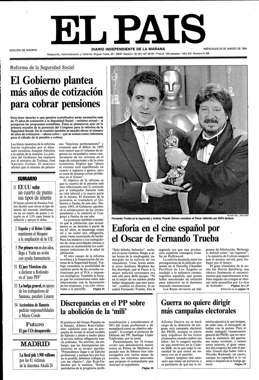 23 de Marzo de 1994