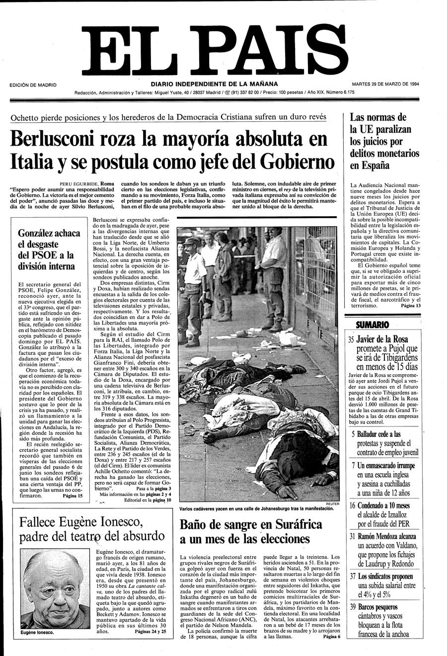 29 de Marzo de 1994