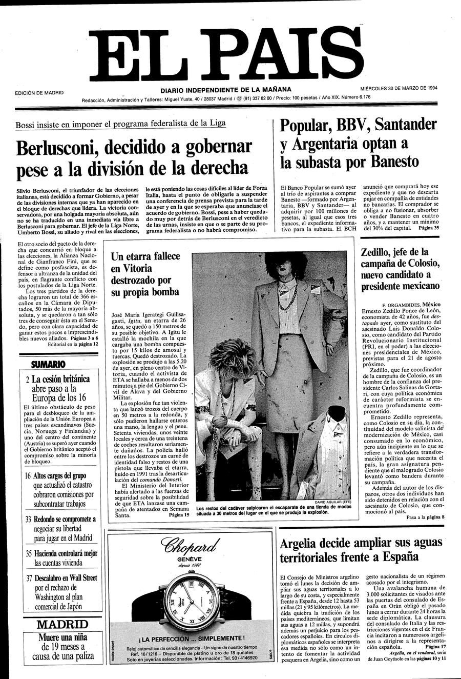 30 de Marzo de 1994