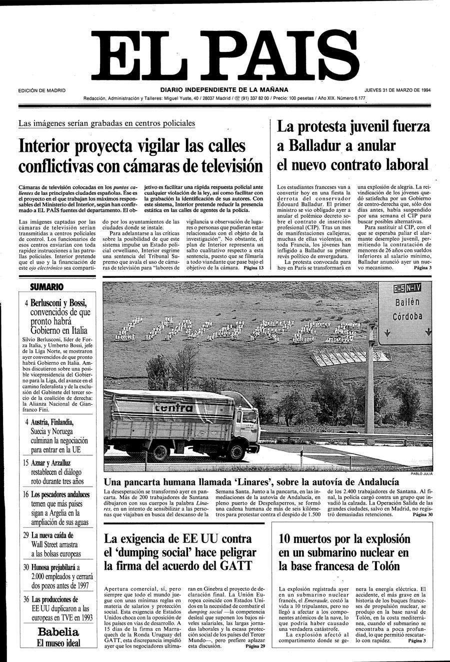 31 de Marzo de 1994