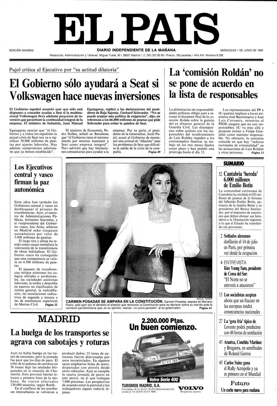 1 de Junio de 1994