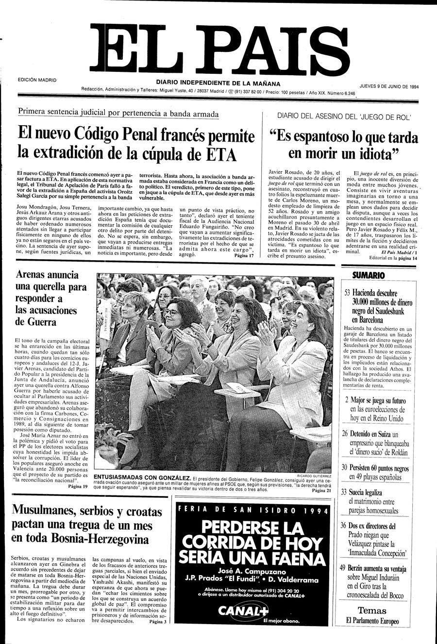 9 de Junio de 1994