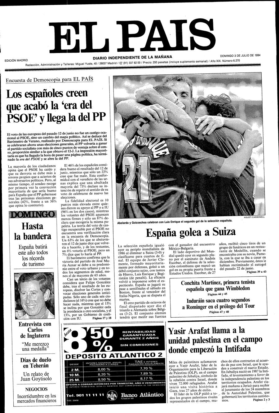 3 de Julio de 1994