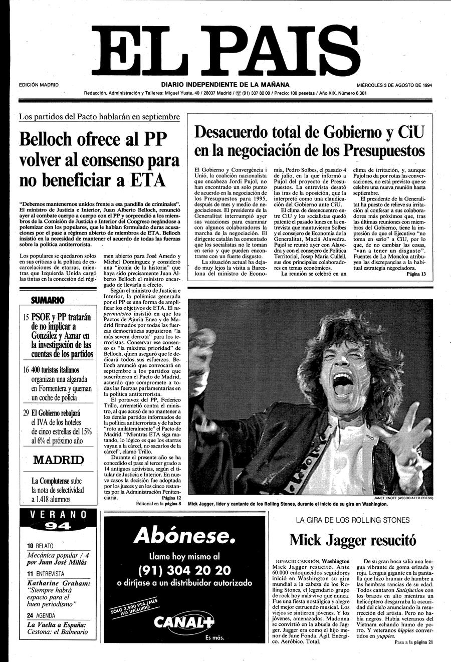 3 de Agosto de 1994