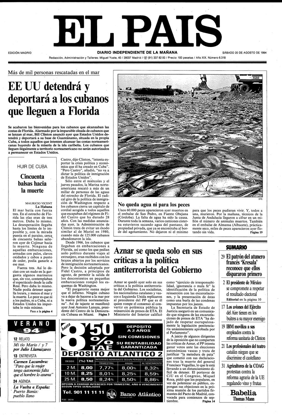 20 de Agosto de 1994