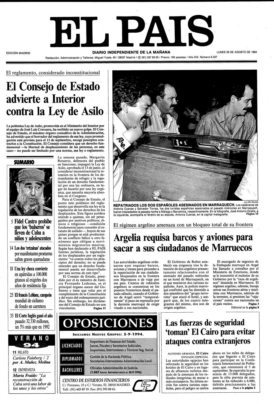 29 de Agosto de 1994