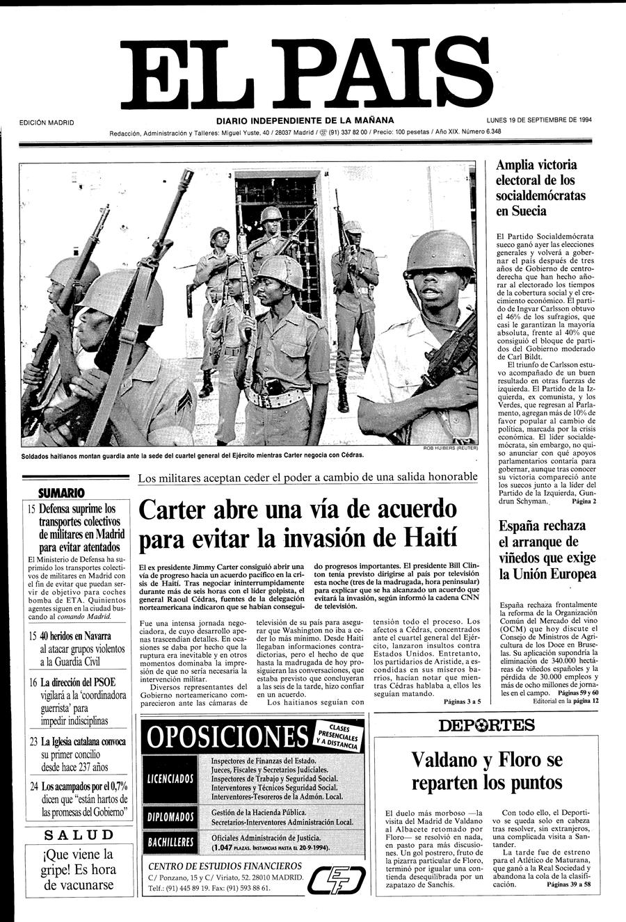 19 de Septiembre de 1994