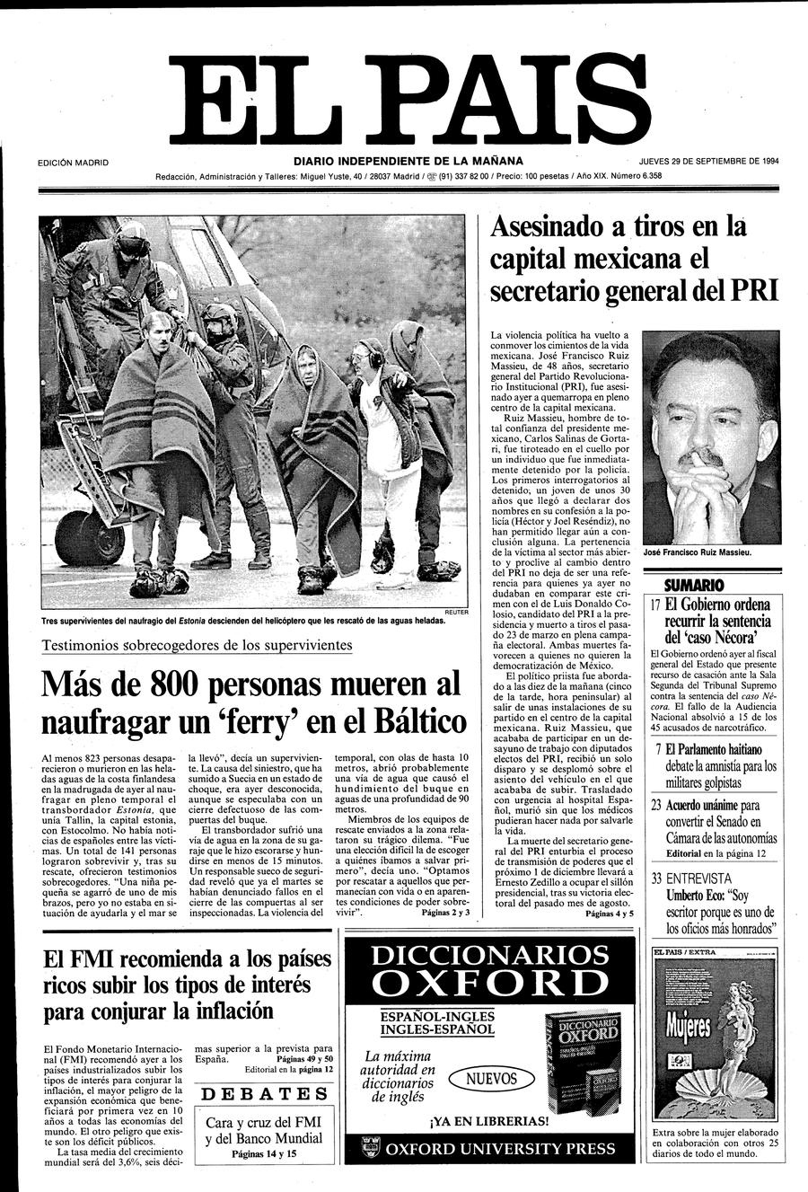 29 de Septiembre de 1994
