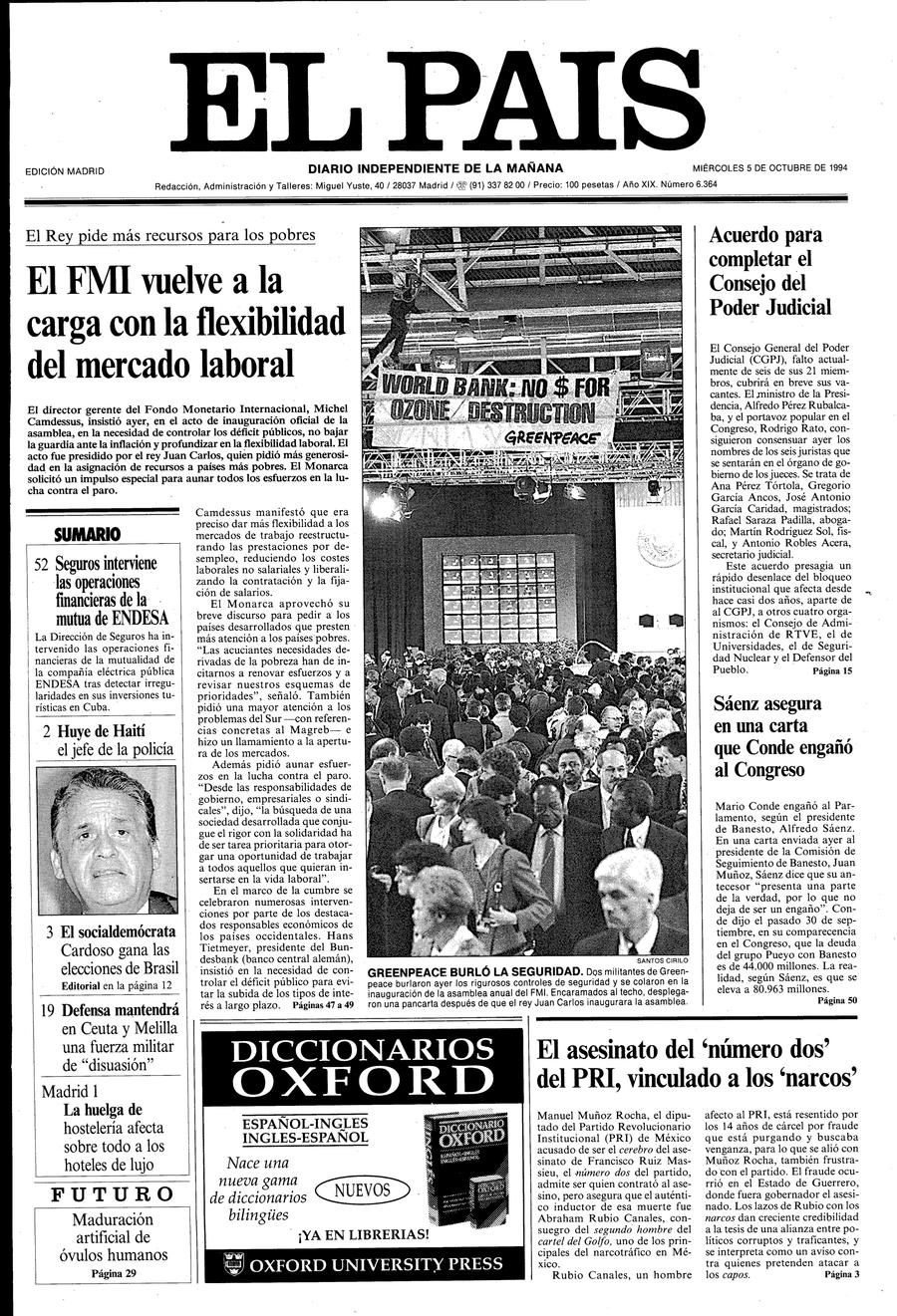 5 de Octubre de 1994