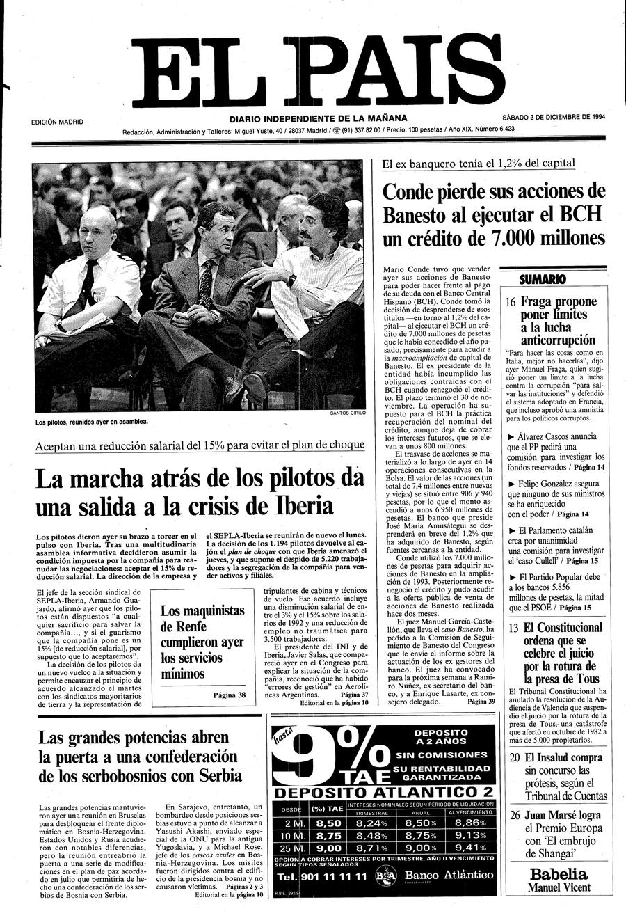 3 de Diciembre de 1994