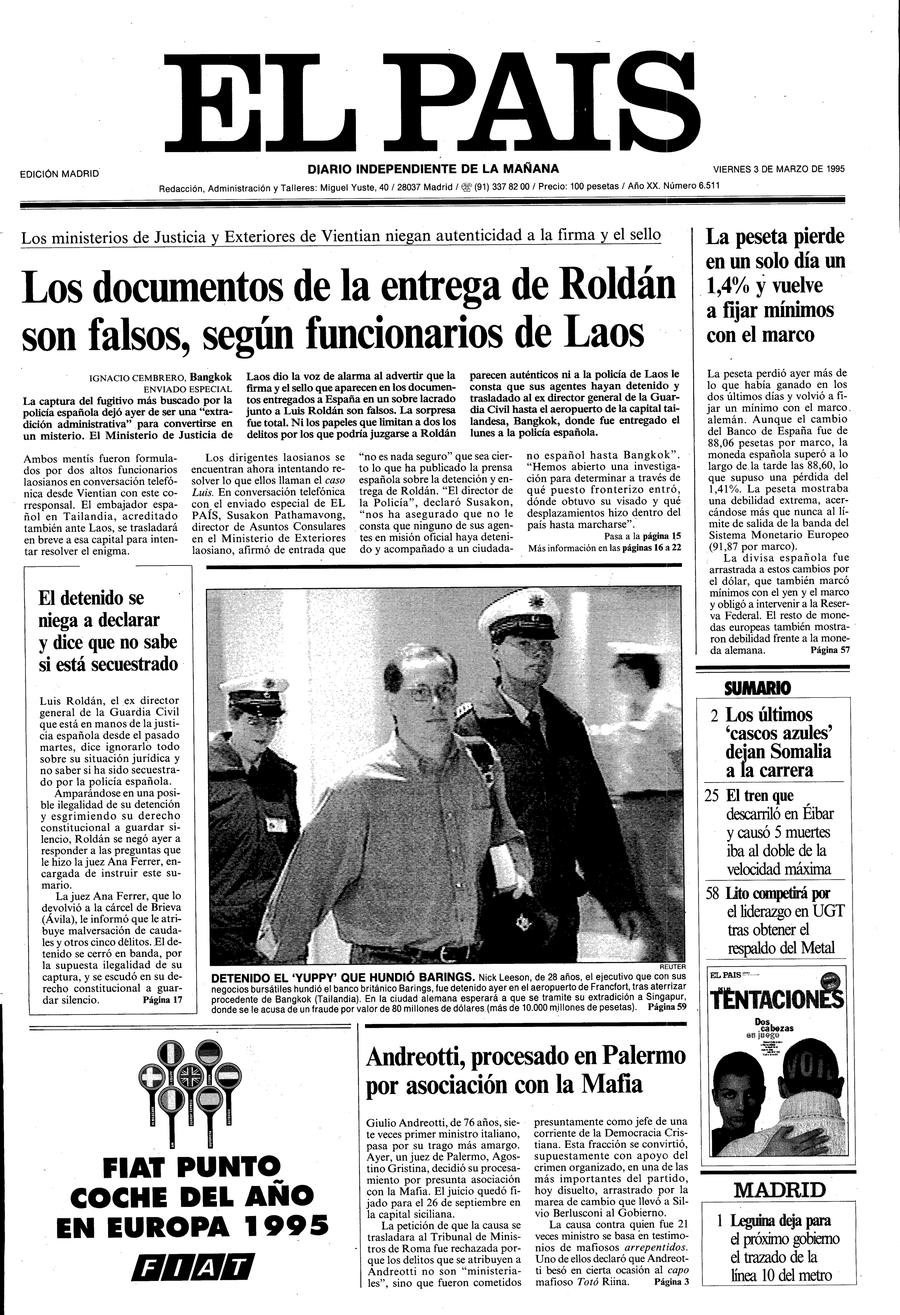 3 de Marzo de 1995