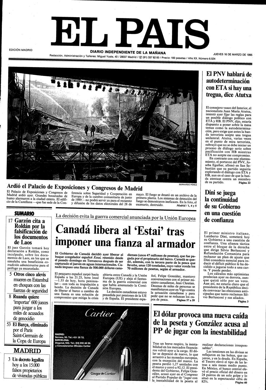 16 de Marzo de 1995