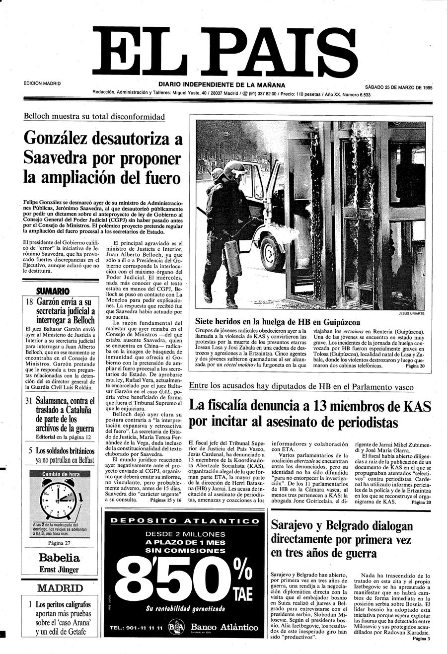 25 de Marzo de 1995