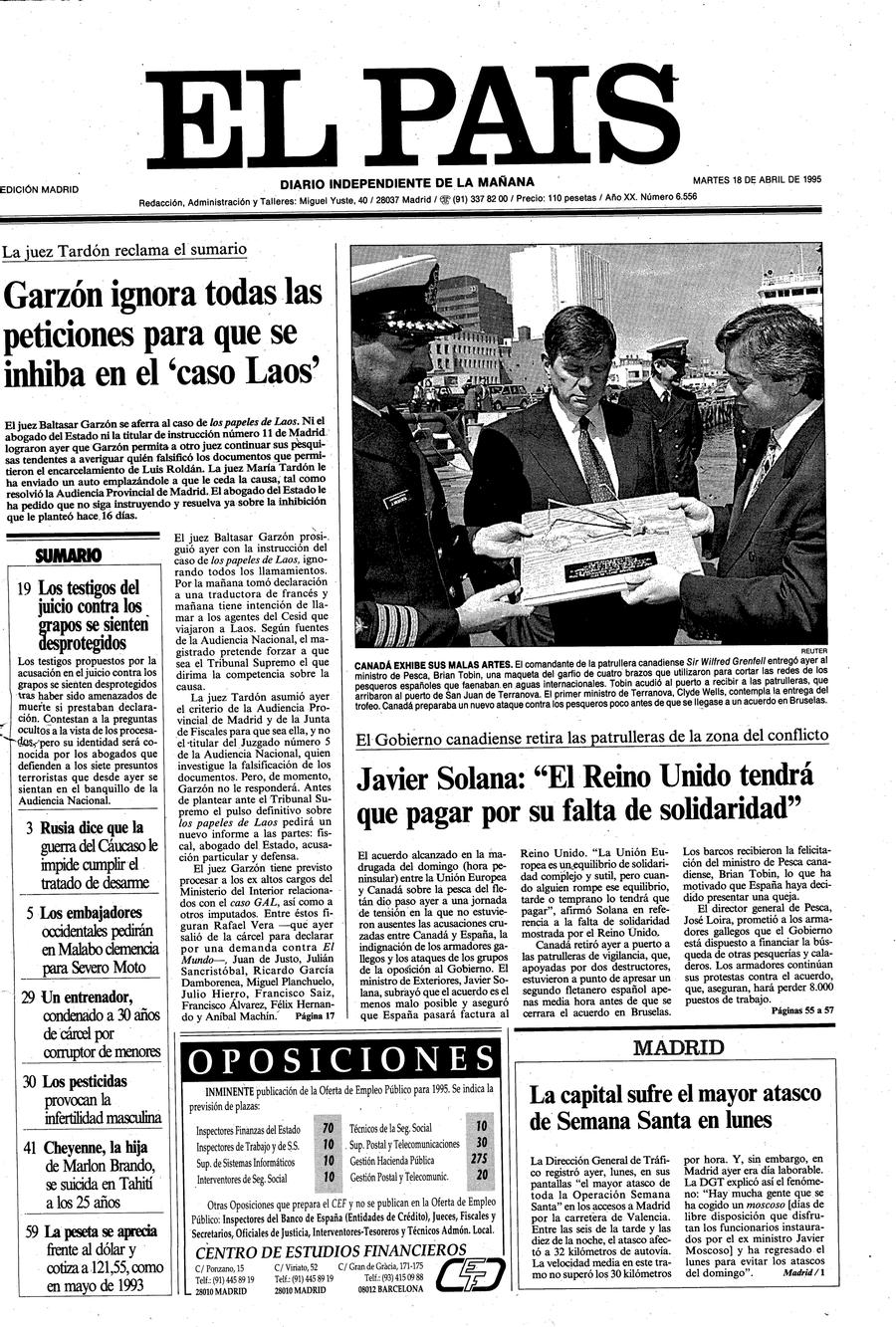 18 de Abril de 1995