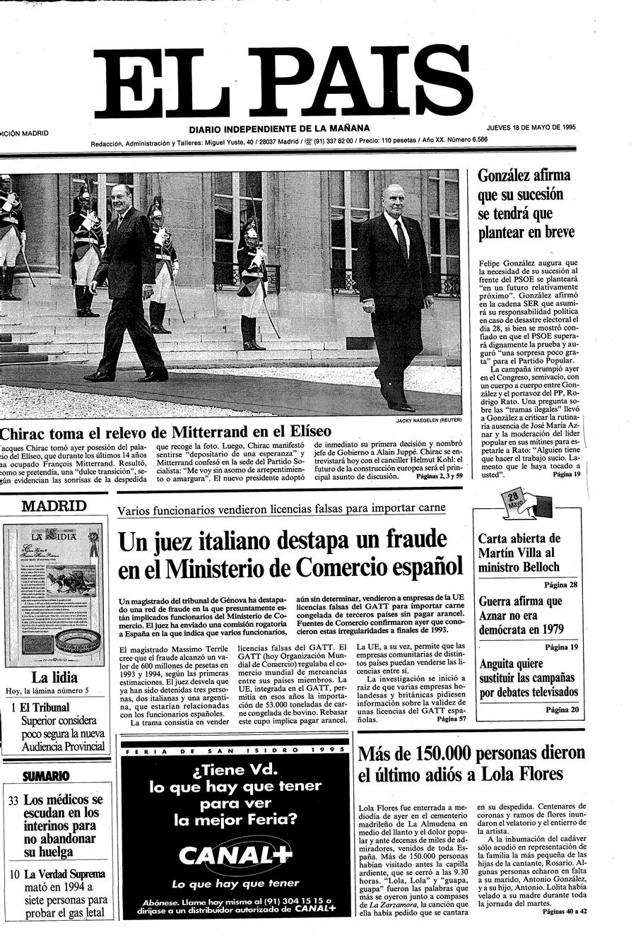 18 de Mayo de 1995