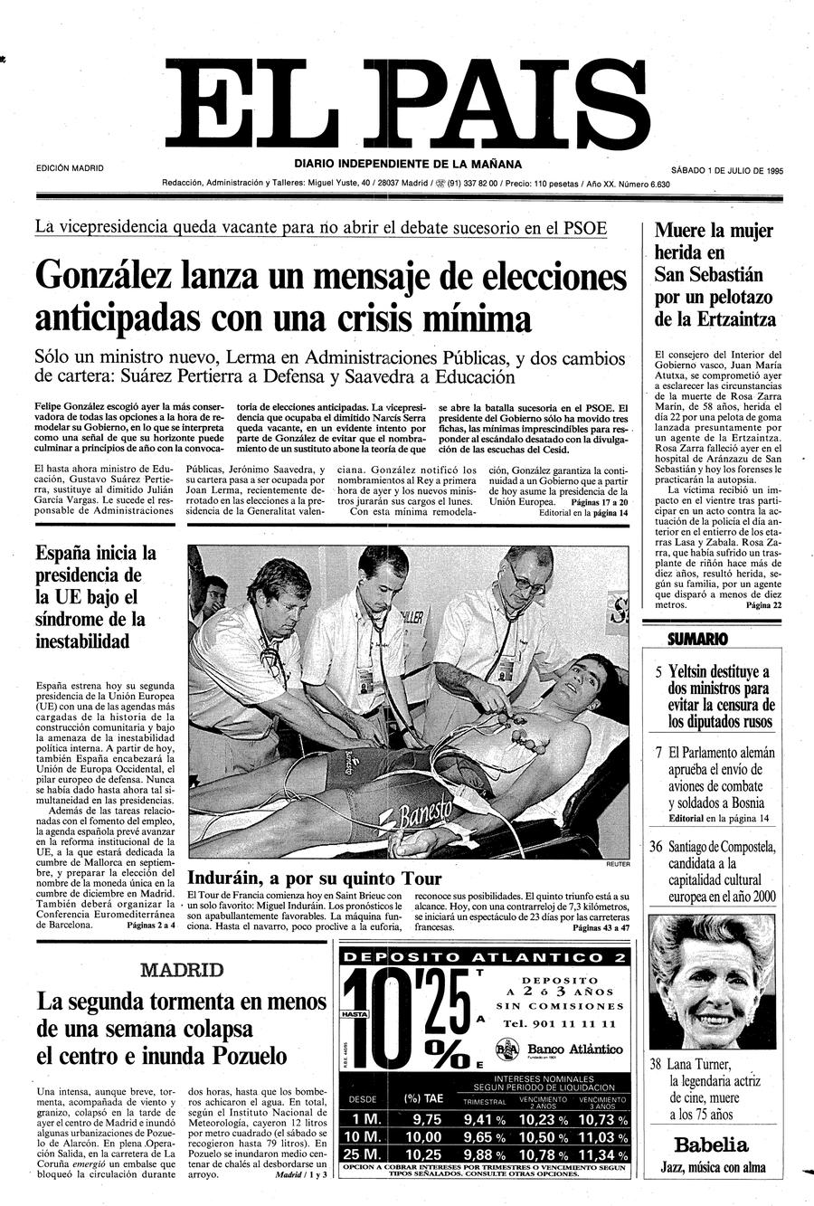 1 de Julio de 1995