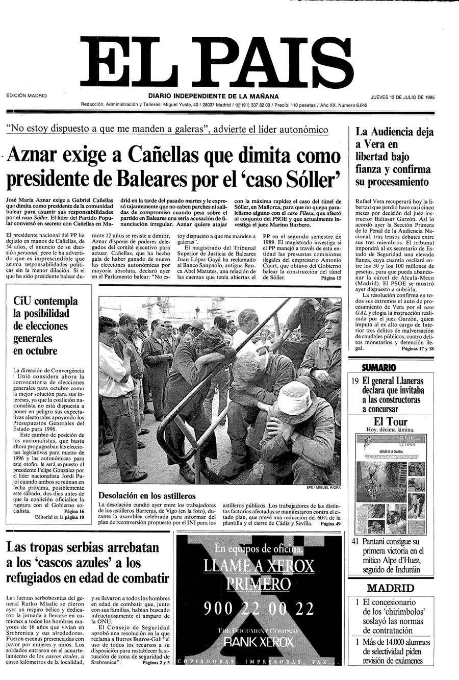 13 de Julio de 1995