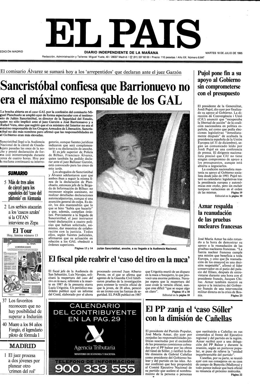 18 de Julio de 1995