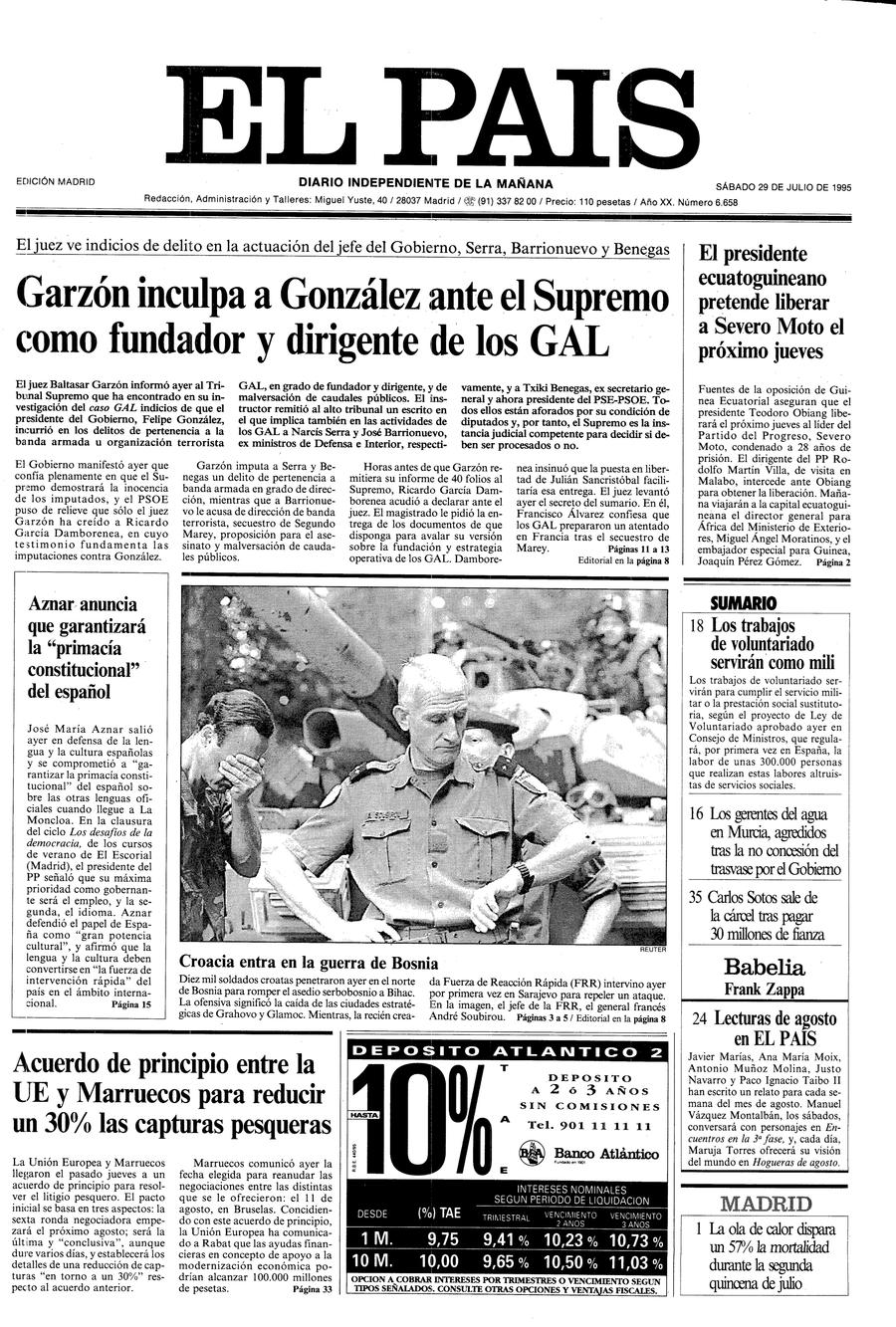29 de Julio de 1995