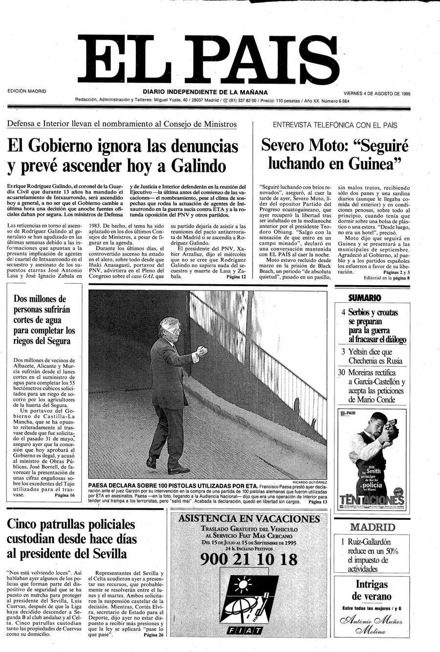 4 de Agosto de 1995