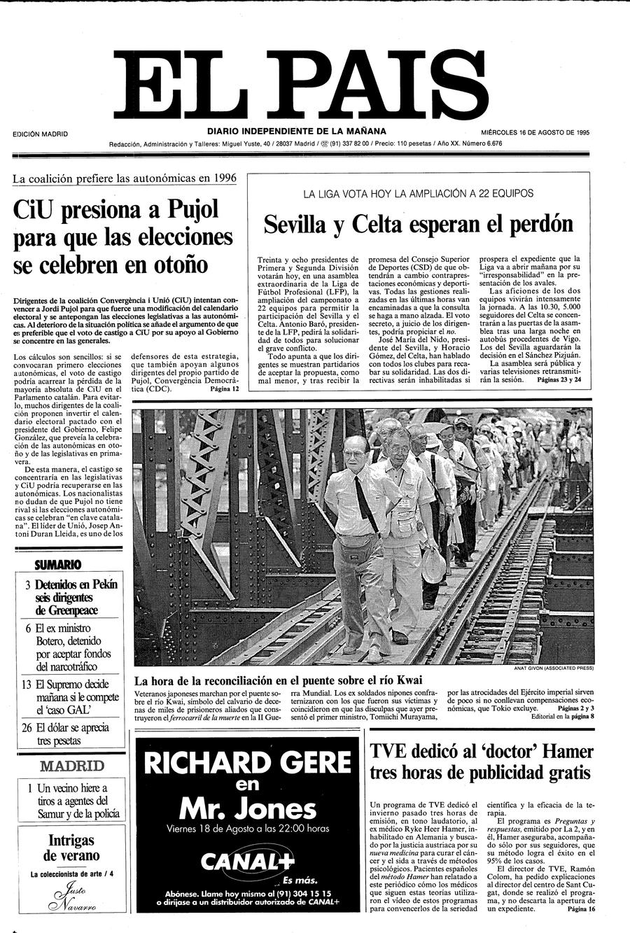 16 de Agosto de 1995