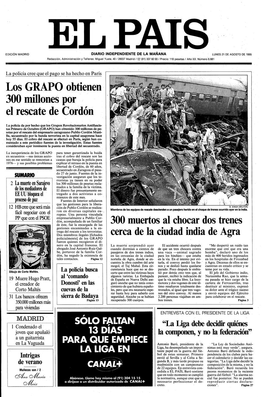 21 de Agosto de 1995