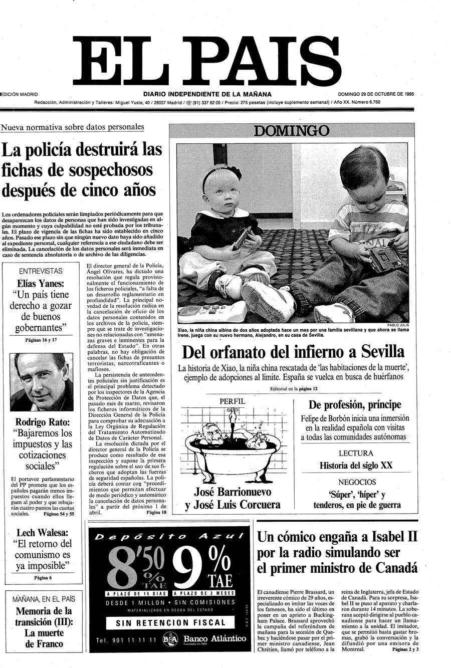29 de Octubre de 1995
