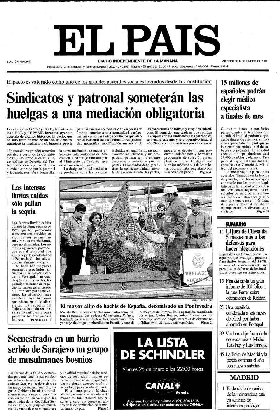 3 enero 1996