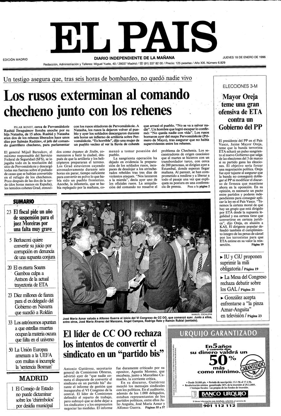 18 enero 1996