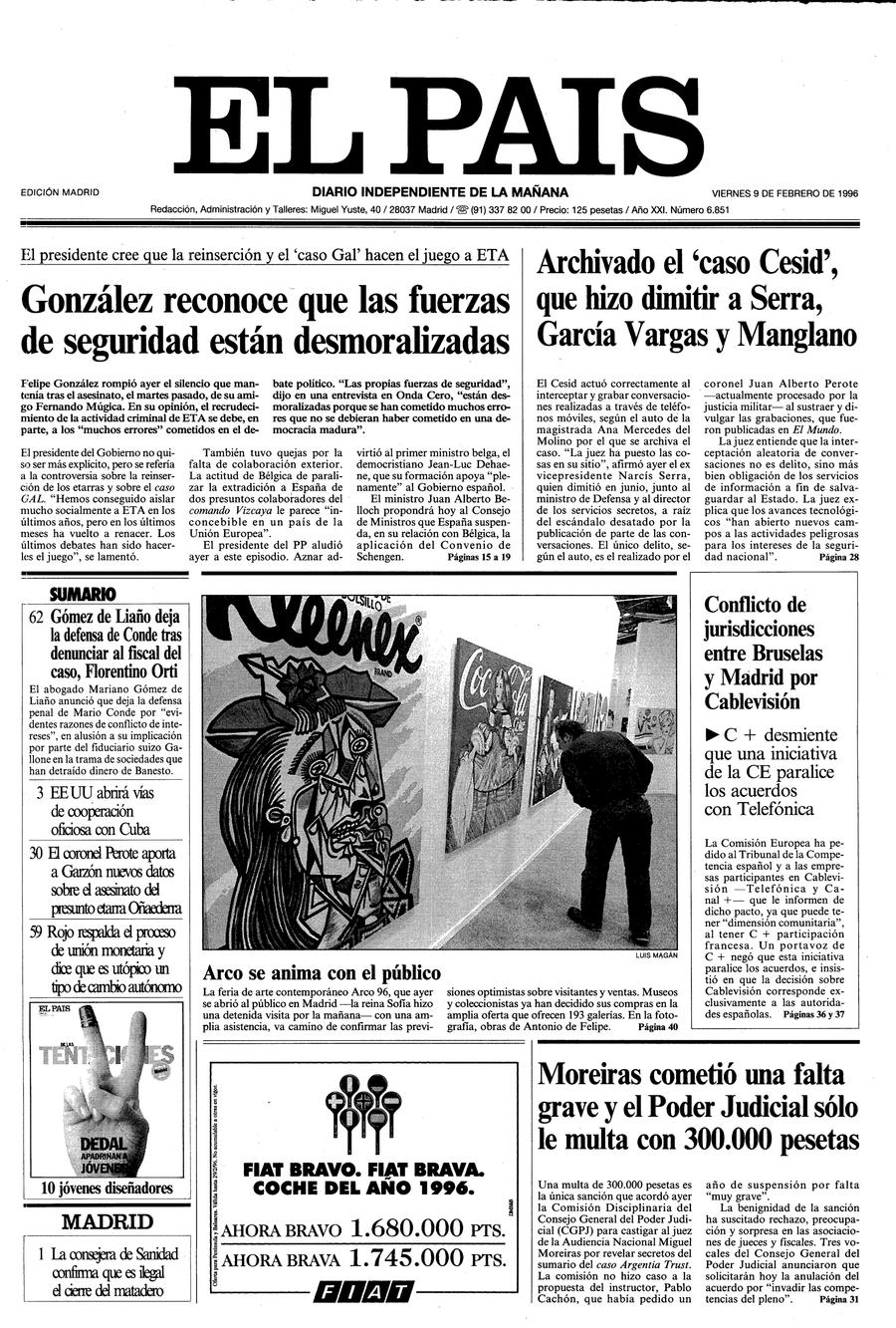 9 febrero 1996