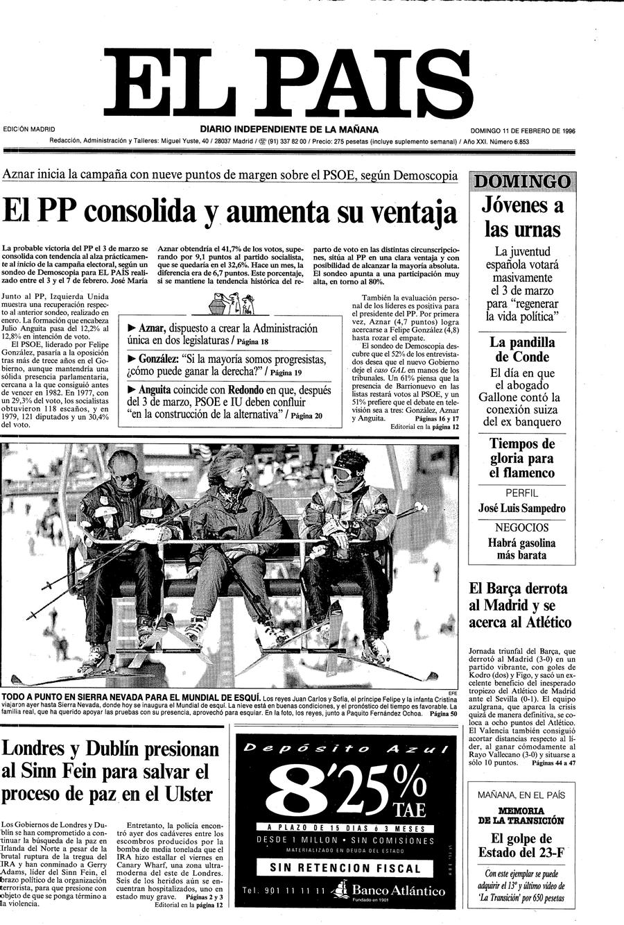 11 febrero 1996