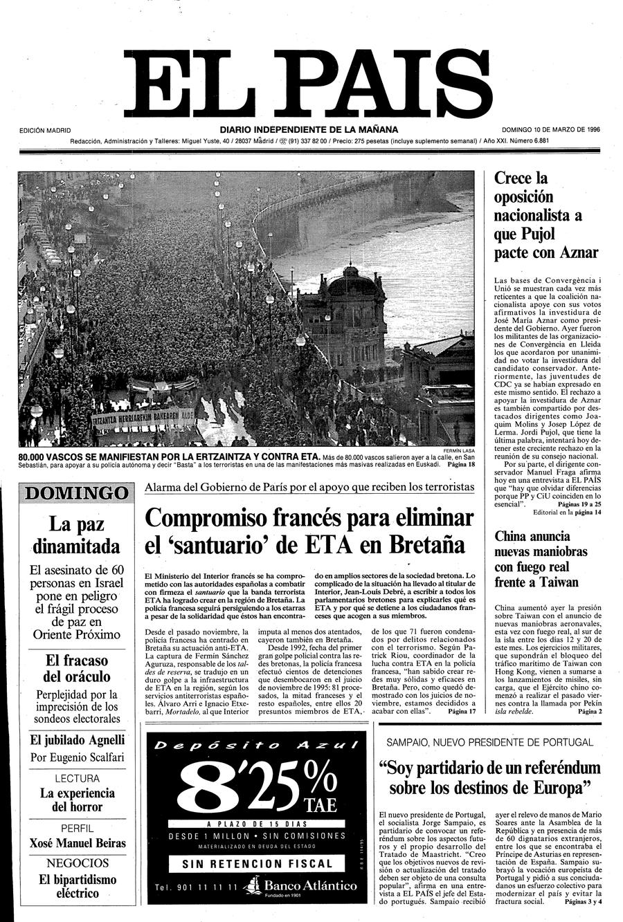 10 de Marzo de 1996