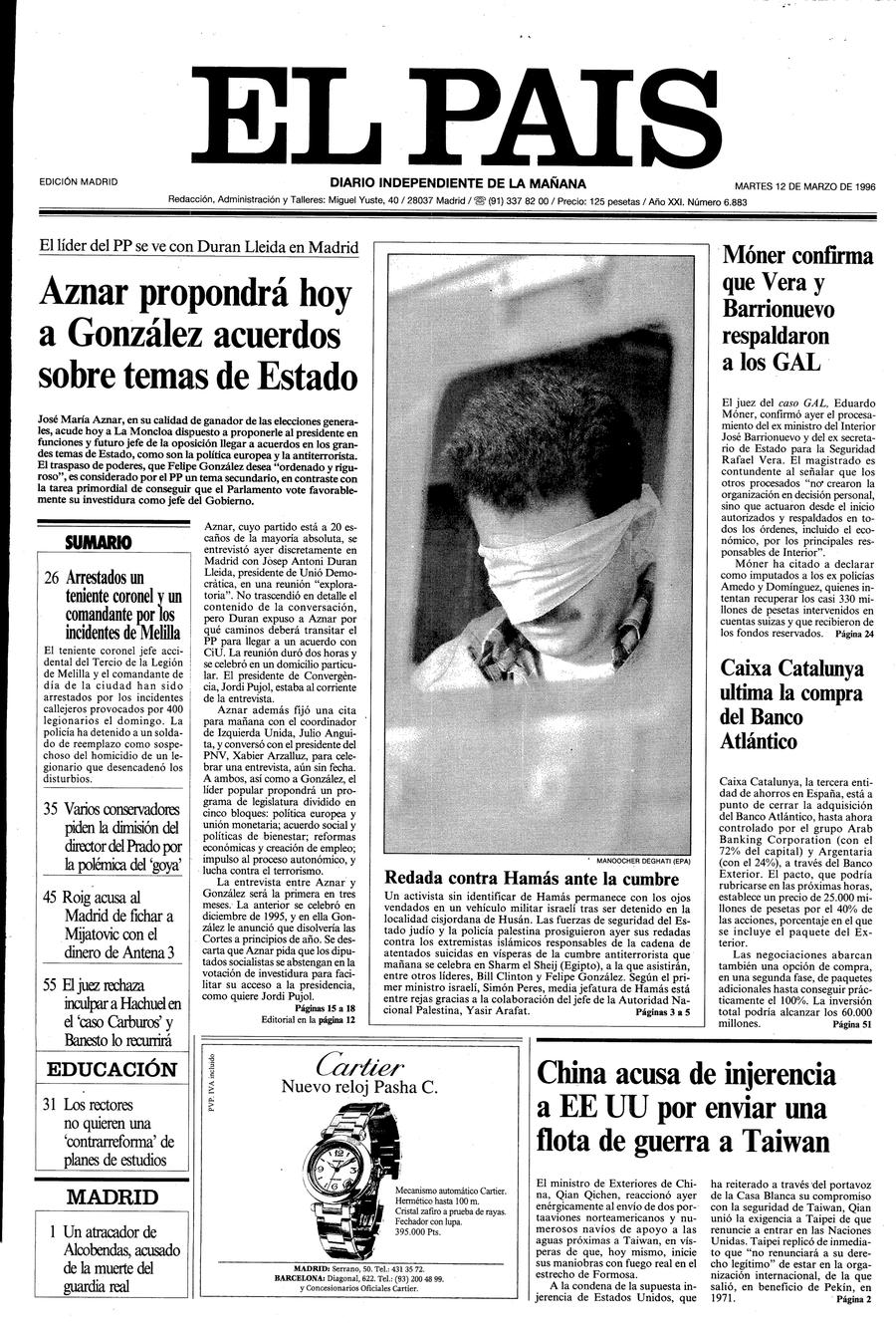 12 de Marzo de 1996