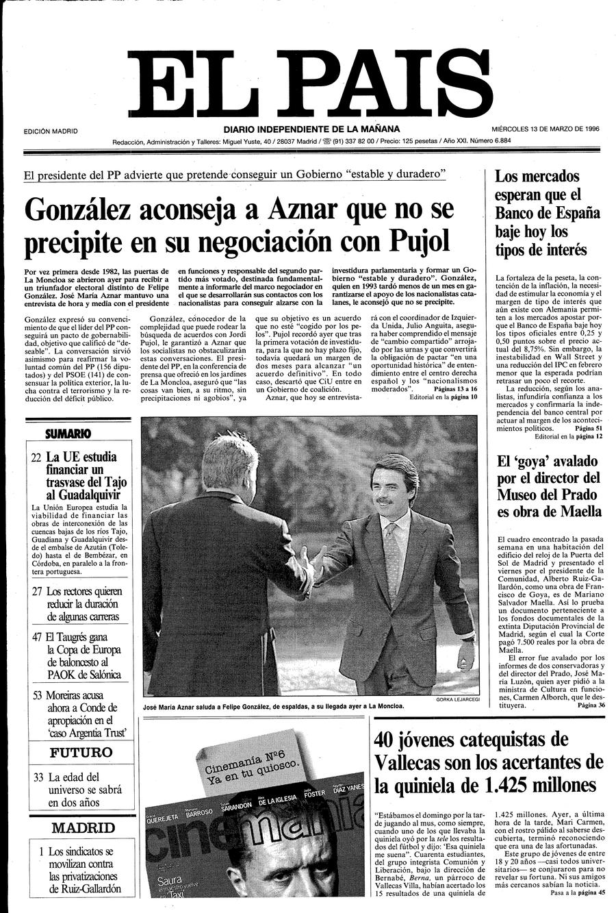 13 de Marzo de 1996