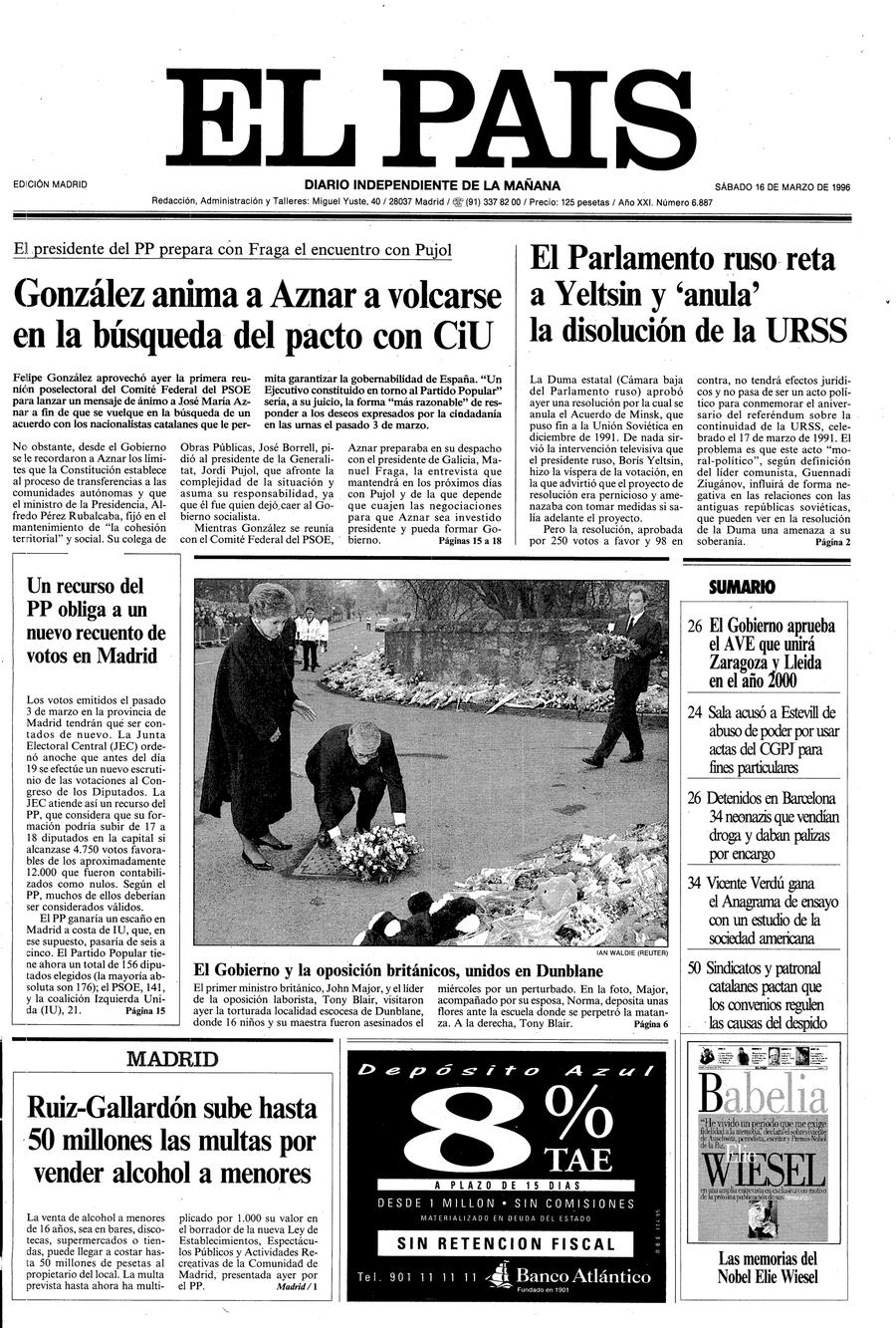 16 de Marzo de 1996