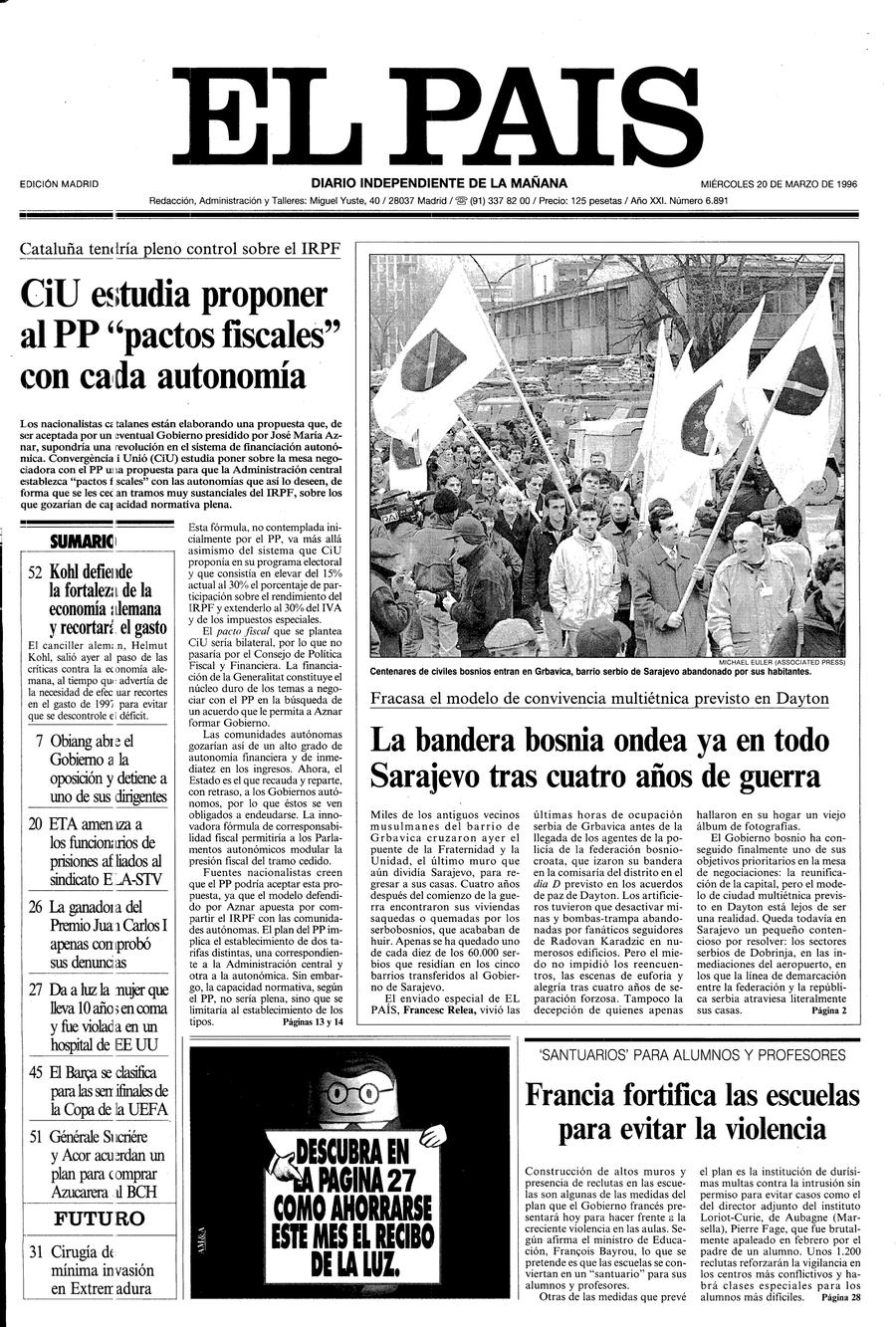 20 de Marzo de 1996